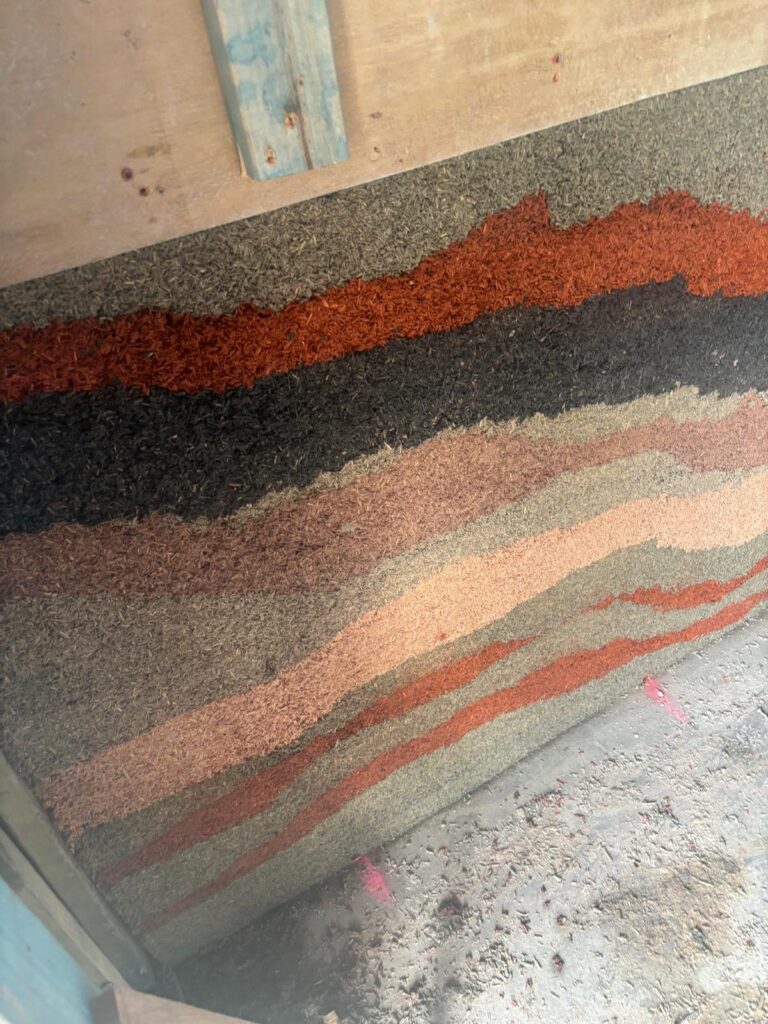 colored hempcrete