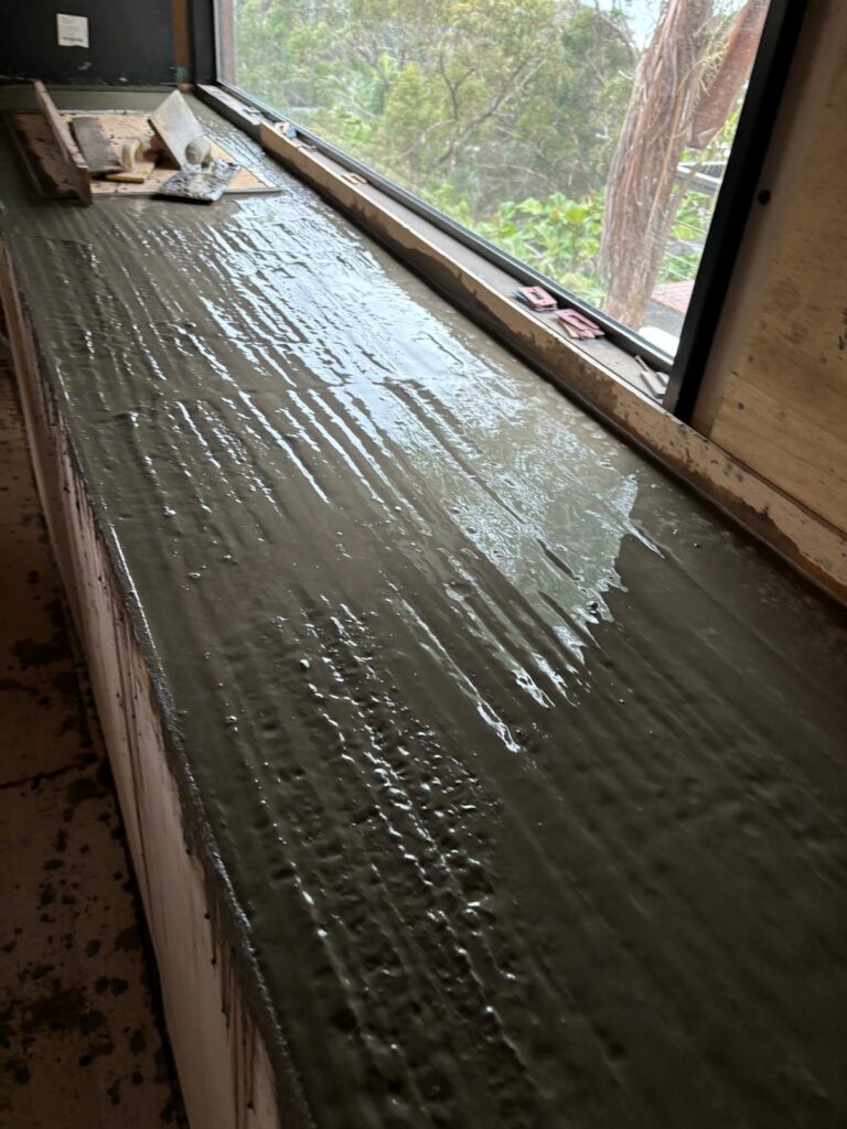 custom bench top construction